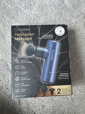 Homedics Percussion Massager - Blue Metallic
